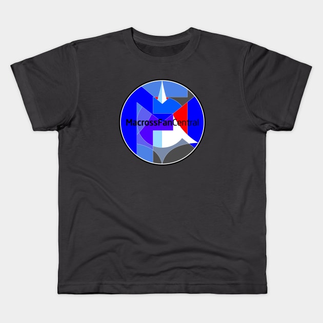 MacrossFanCentral logo Kids T-Shirt by ExoDigital
